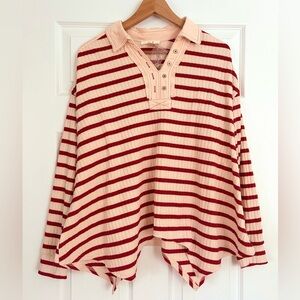 NWT Easel Striped Top Size S